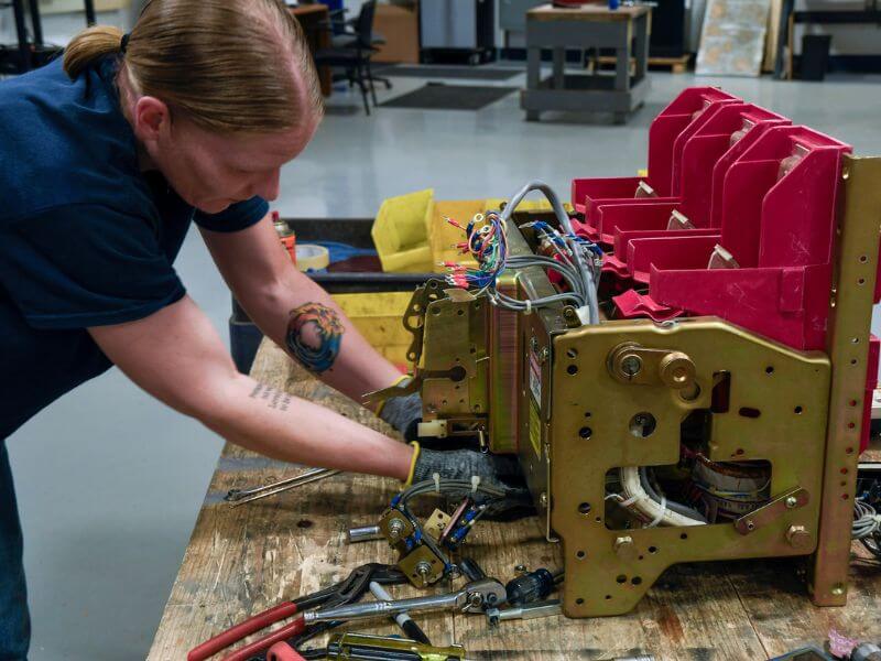 wiring and assembly for industrial control repair