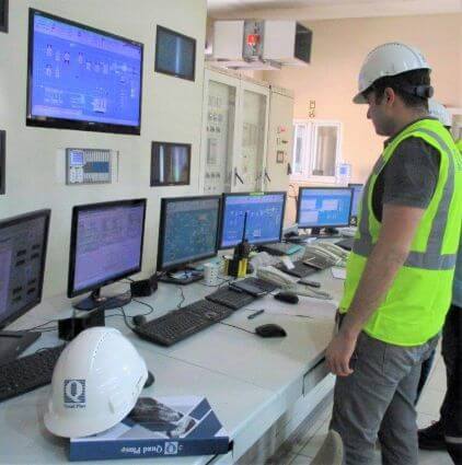 cement control systems industrial control system command center cement production case study