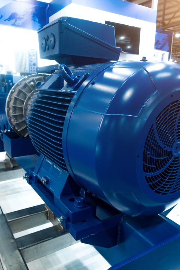 industrial unit for electric motor testing procedures