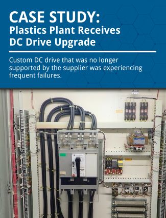 case study on dc drive upgrade for plastics plant