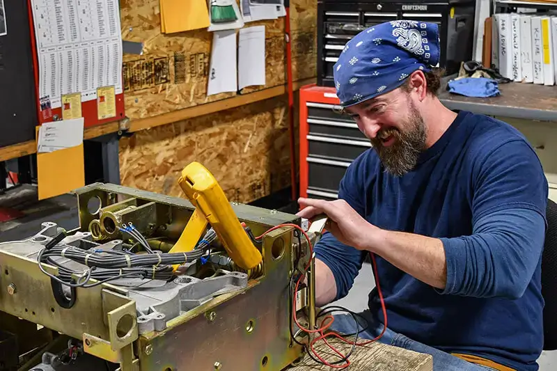 utility engineering consultant testing equipment wiring